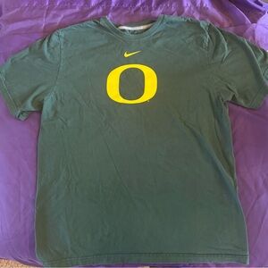 Nike Green and Yellow Men's Shirt
